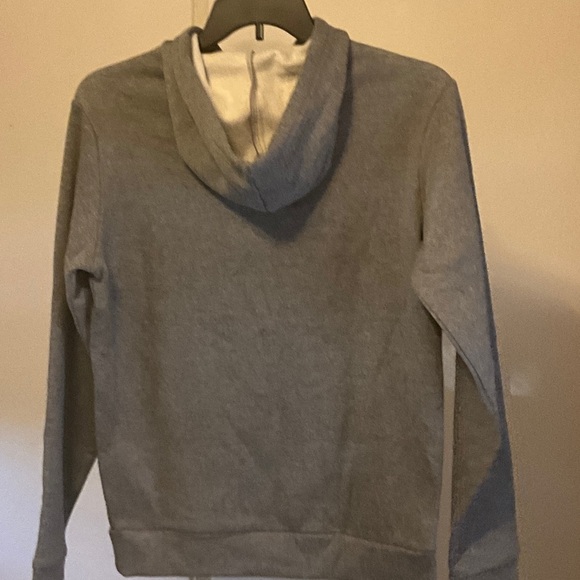 Adidas Gray Hoodie with White Logo - Picture 6 of 6